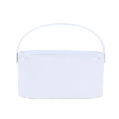 Portable LED Light Storage Box Beauty And Makeup Mirror