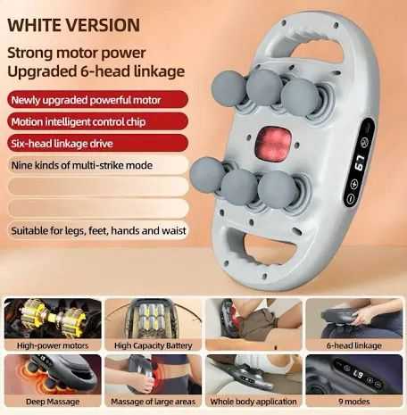 Electric 6-Headed Massager